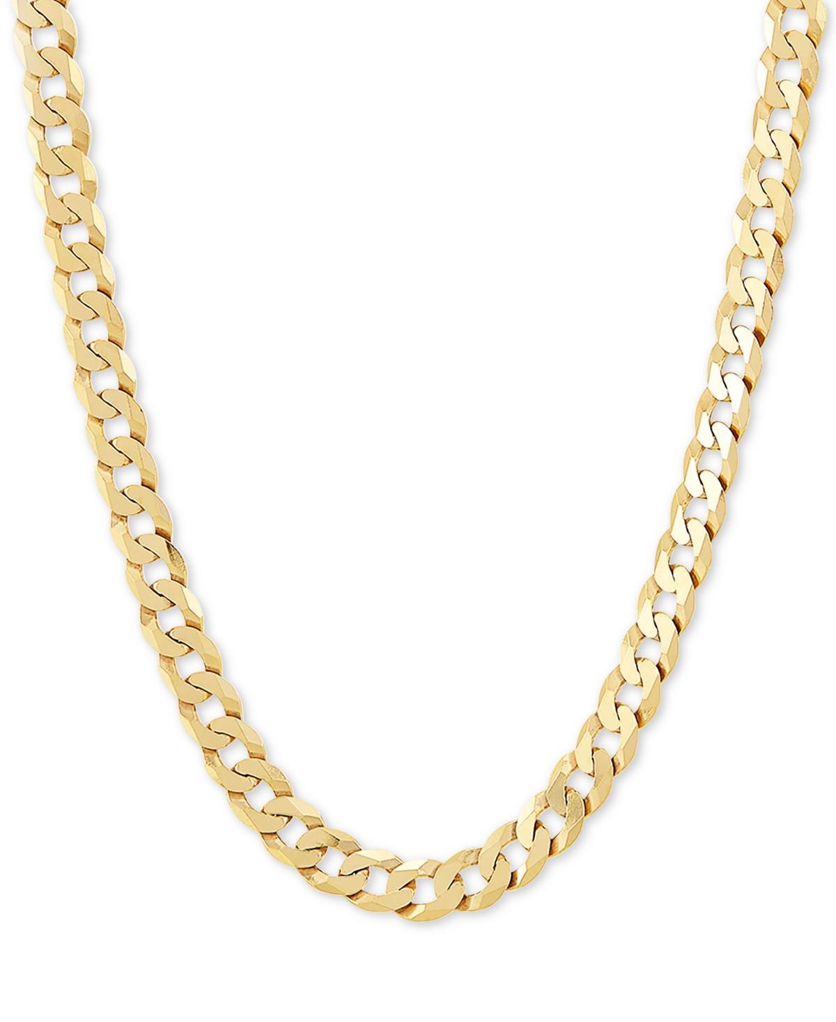 Saks Fifth Avenue Made in Italy Men's Basic Gold-Plated Sterling Silver Curb Chain Necklace/22"  - male - Size: one-size Product Image