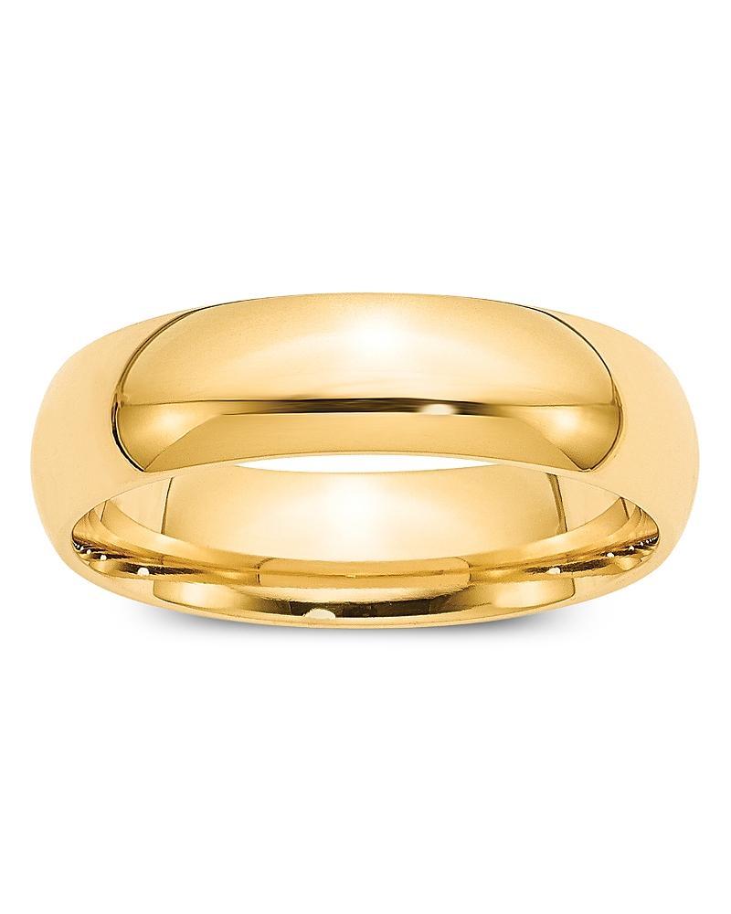 Bloomingdales Mens 6mm Comfort Fit Band Ring in 14K Yellow Gold - 100% Exclusive Product Image