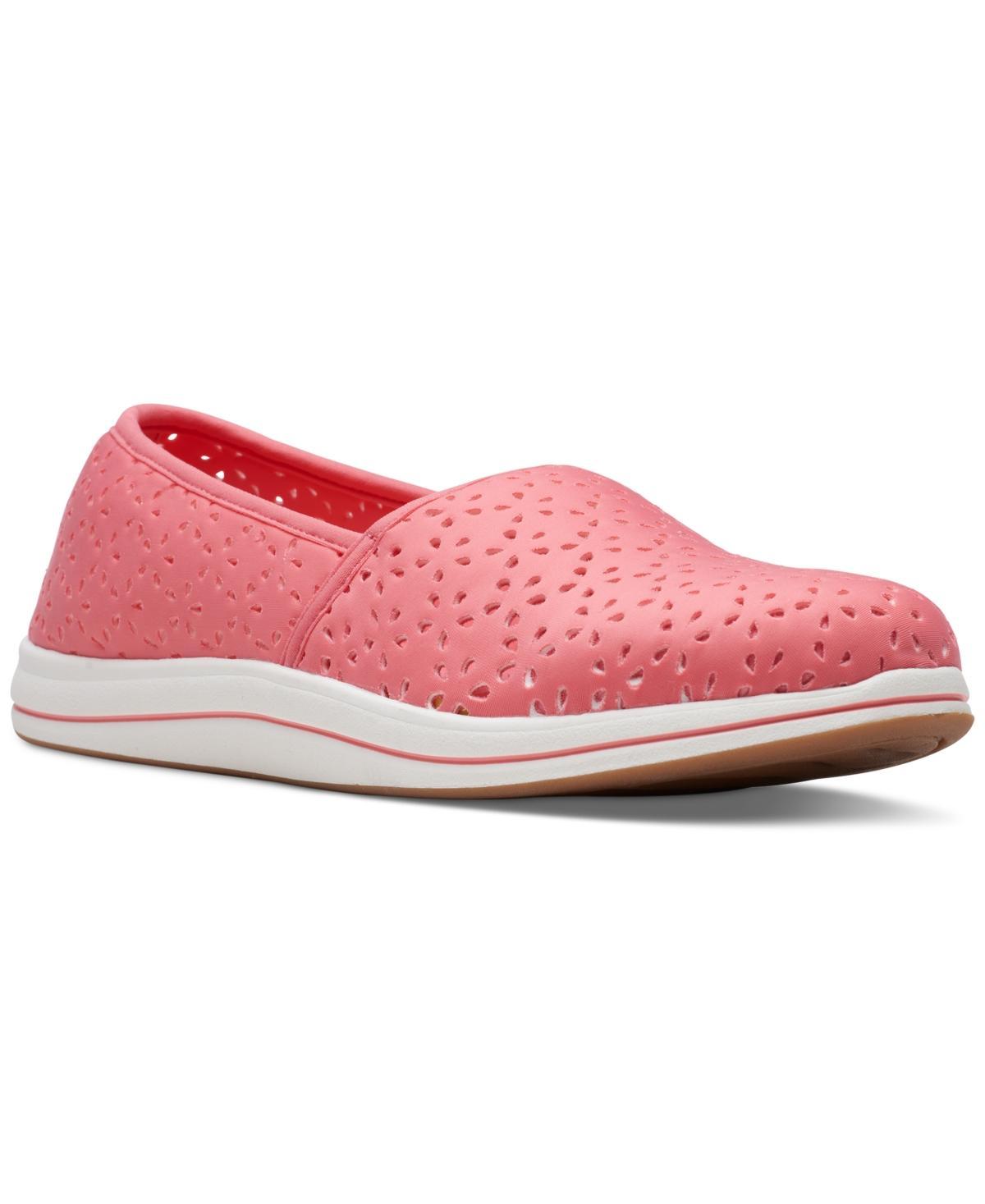 Clarks Cloudsteppers Breeze Emily Womens Slip-On Shoes Blue Product Image