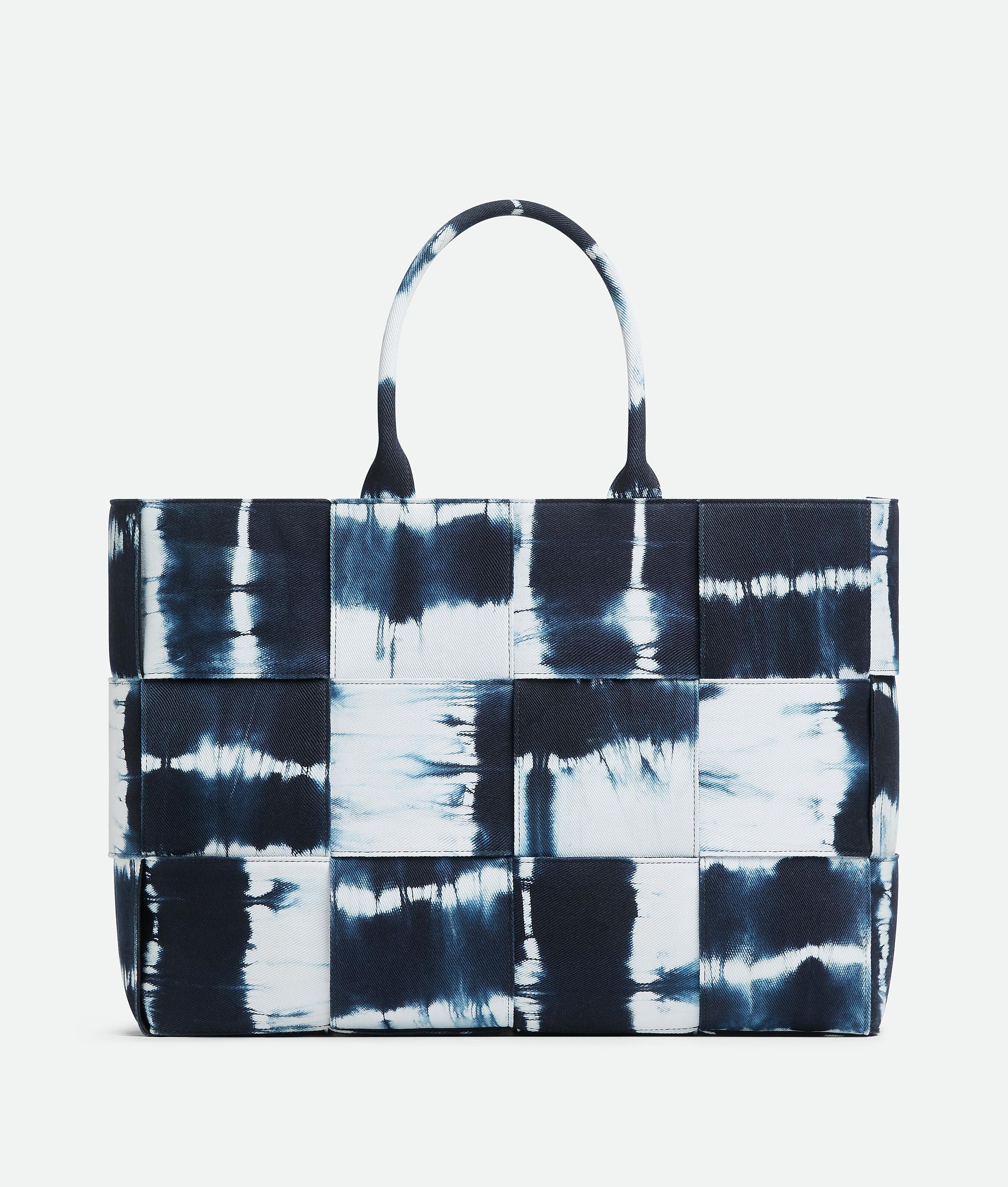 Men's Large Arco Tote Bag in Navy/white Product Image