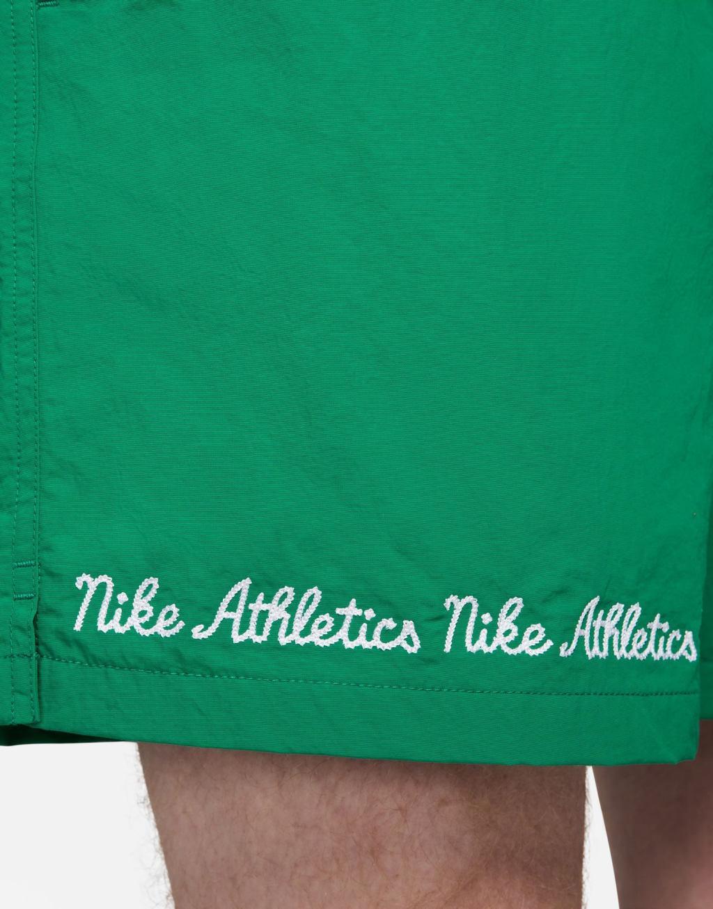 Nike Club varsity shorts in green Product Image