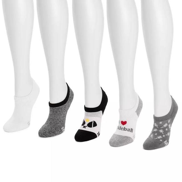 Womens MUK LUKS 5-Pack Pickleball No Show Socks Product Image