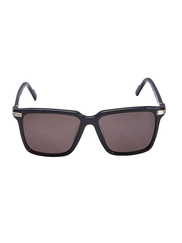 Mens 56MM Rectangular Sunglasses Product Image