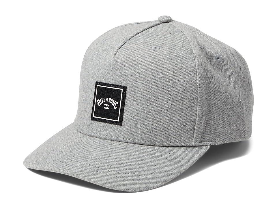 Billabong Stacked Snapback (Grey Heather 1) Caps Product Image