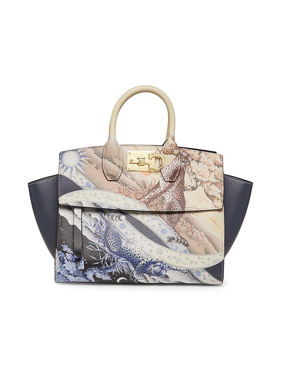 The Studio Day and Night Printed Top-Handle Bag Product Image