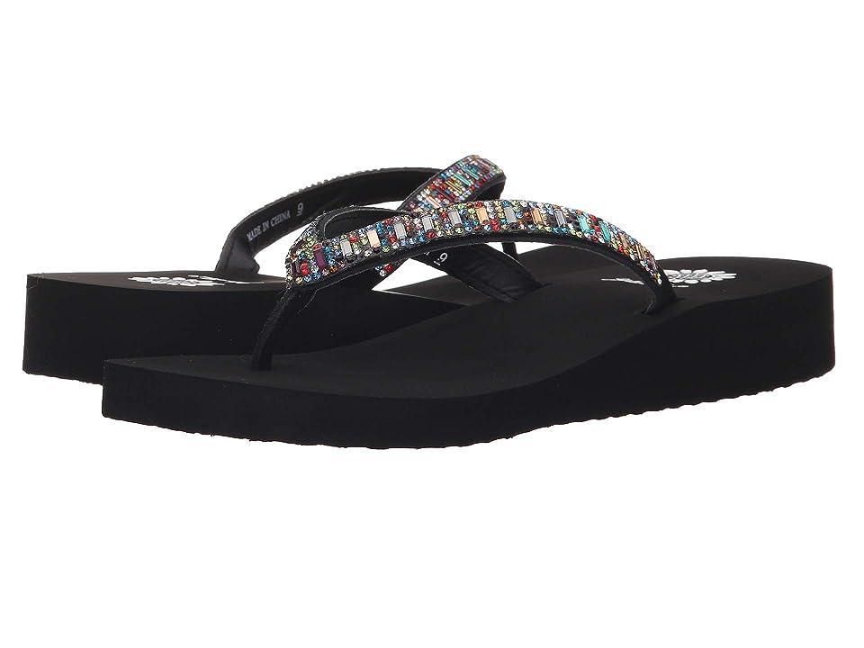 Yellow Box Zemily (Black Multi) Women's Sandals Product Image