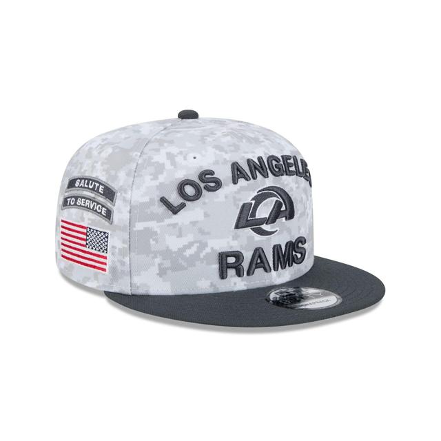 Los Angeles Rams 2024 Salute to Service 9FIFTY Snapback Hat Male Product Image