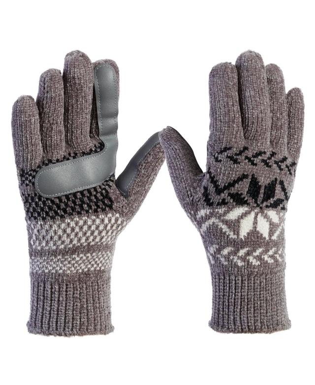 Isotoner Womens Chenille Snowflake Touchscreen Gloves Product Image