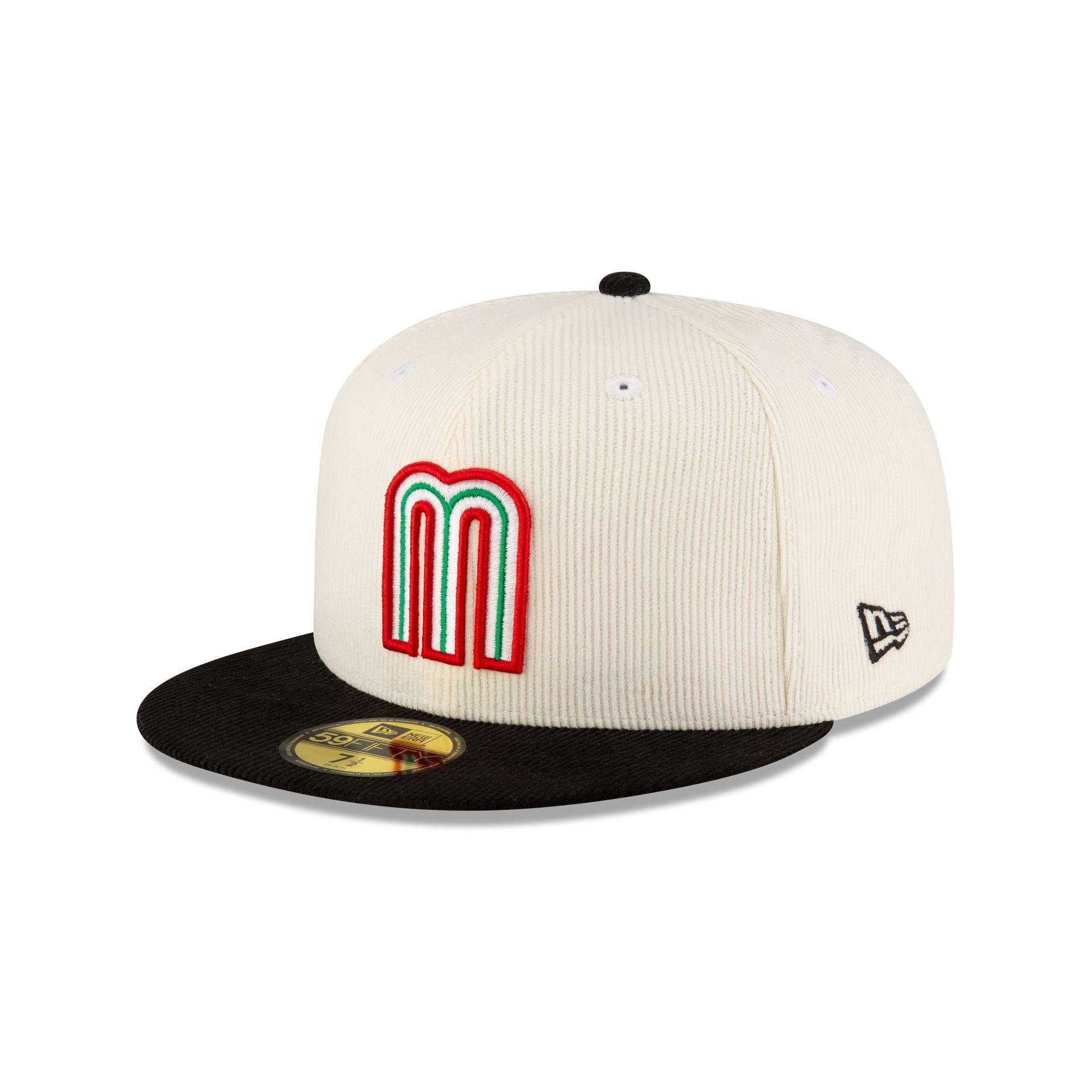 Mexico Baseball Chrome Black Corduroy 59FIFTY Fitted Hat Male Product Image