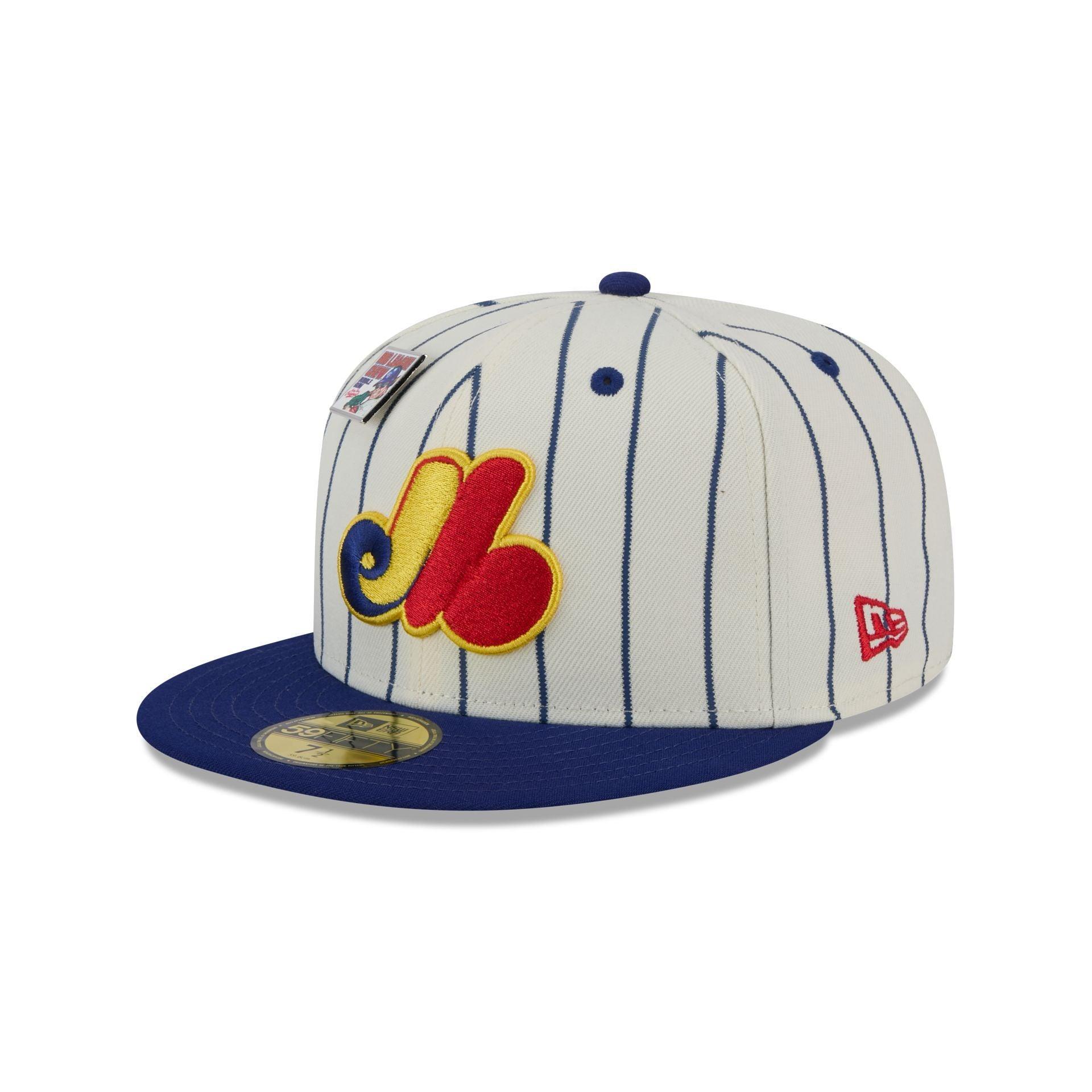 Big League Chew X Montreal Expos Pinstripe 59FIFTY Fitted Hat Male Product Image