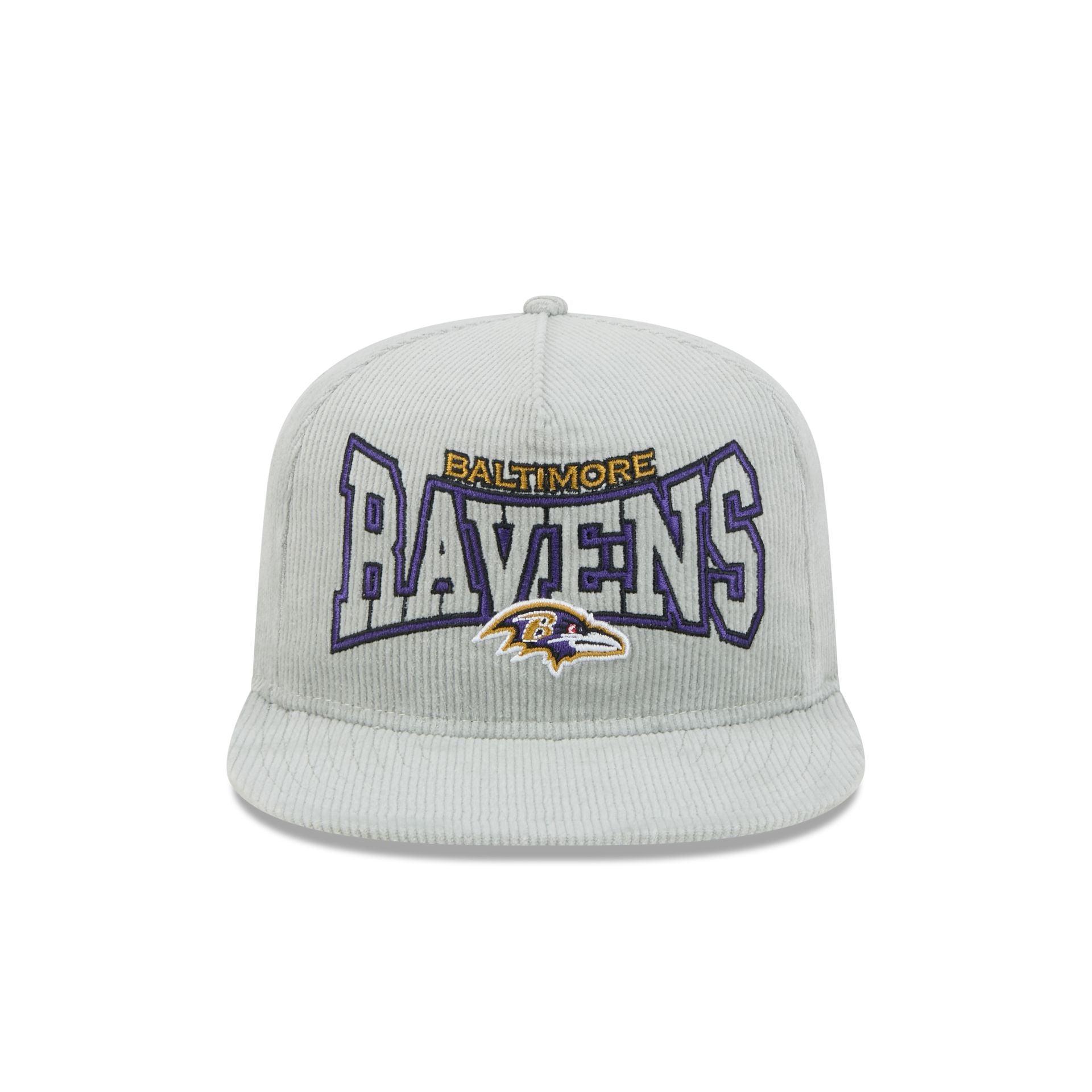 Baltimore Ravens Gray Cord Golfer Hat Male Product Image