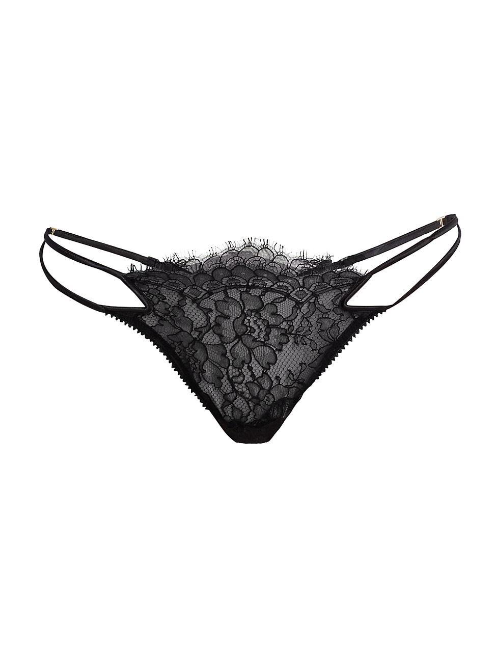 Womens Dreamland Lace Thong Product Image