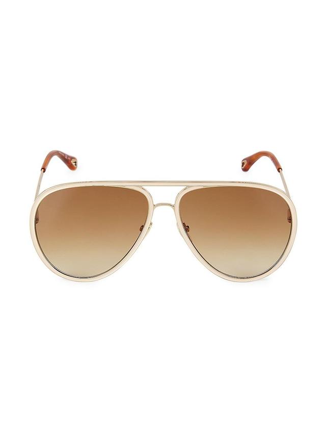 Womens Vitto 63MM Aviator Sunglasses Product Image