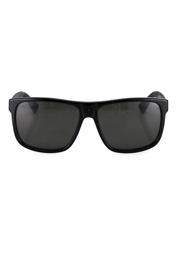 Mens 58MM Square Sunglasses Product Image