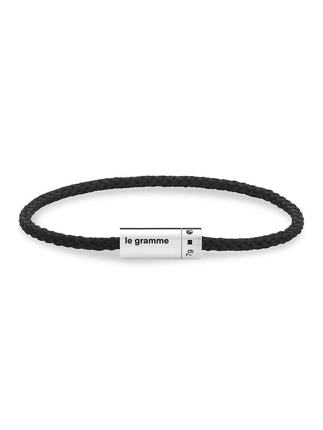 le gramme Mens 7G Sterling Silver Rope Bracelet Product Image