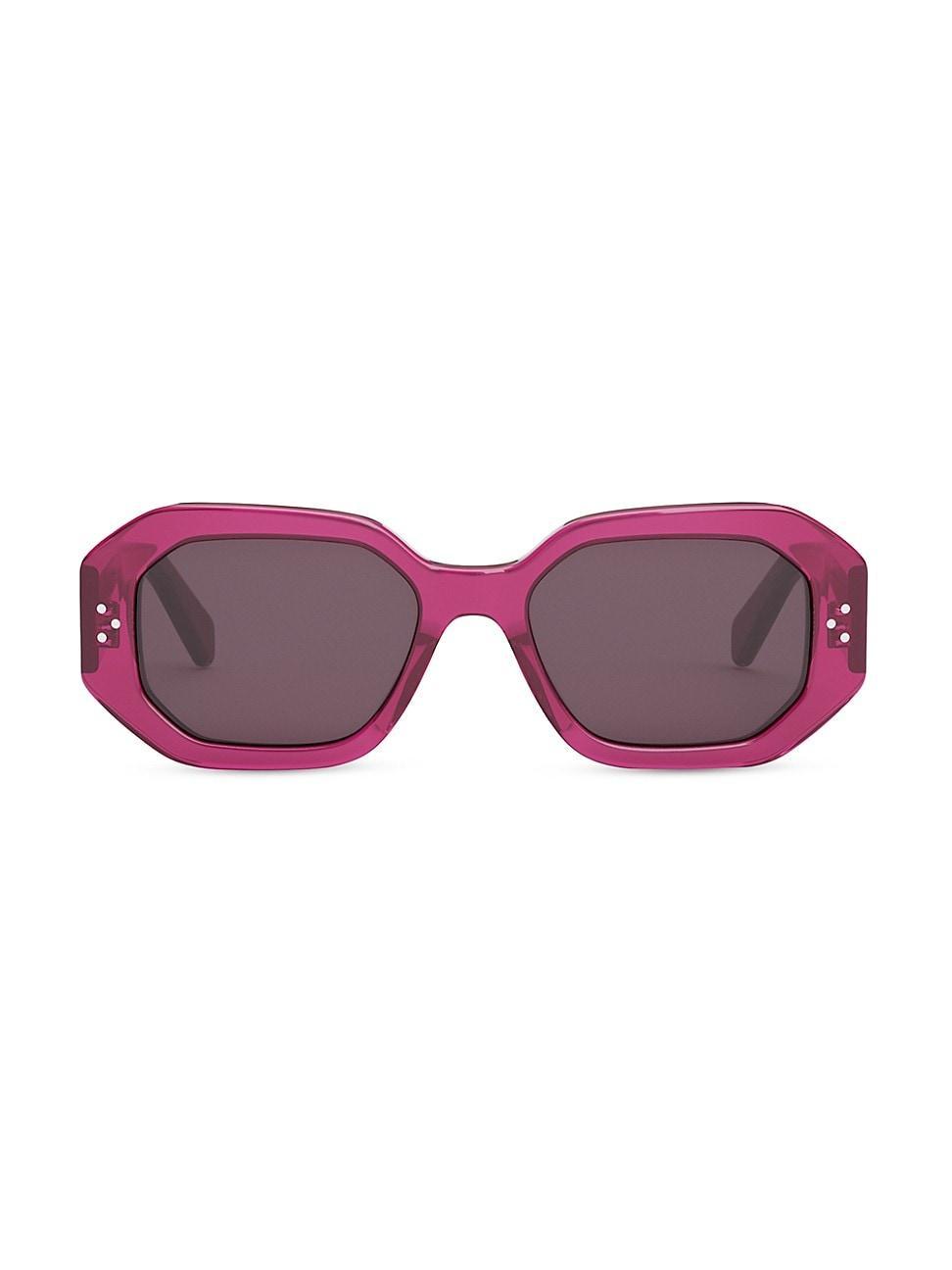 CELINE Bold 3 Dots 53mm Geometric Sunglasses Product Image