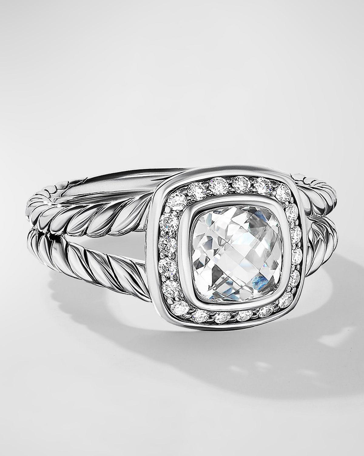 Womens Petite Albion Ring With Pav Diamonds Product Image