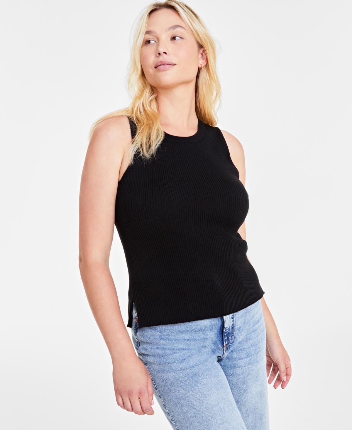 On 34th Womens Ribbed Crewneck Sweater Tank, Created for Macys Product Image