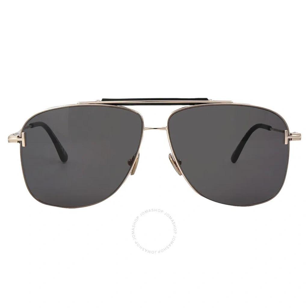 TOM FORD Jaden Sunglasses In Gold / Jade / Rose / Rose Gold Product Image