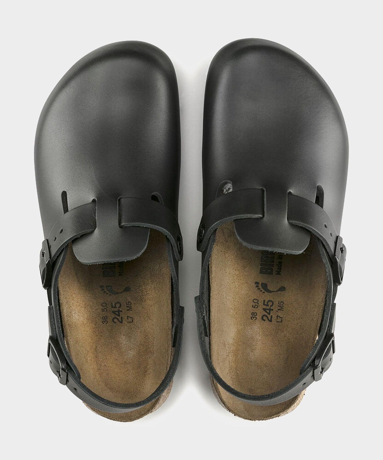 Birkenstock Tokio Super Grip in Black Leather Product Image