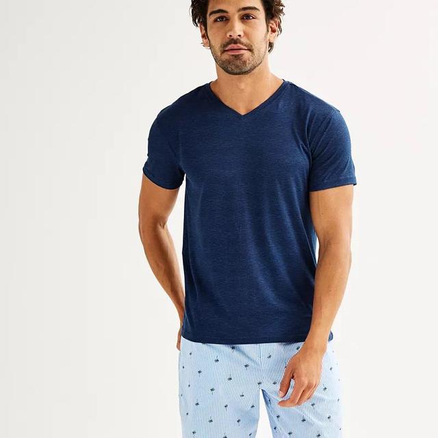 Mens Sonoma Goods For Life Super Soft V-Neck Pajama Shirt Product Image