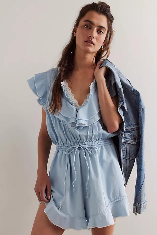 FP One Naya Chambray Romper Product Image