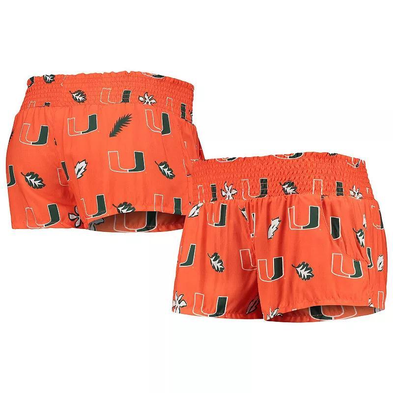 Womens Wes & Willy Miami Hurricanes Beach Shorts Product Image