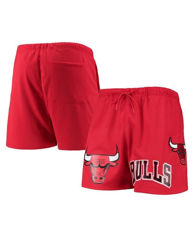 Mens Pro Standard Red Chicago Bulls Mesh Capsule Shorts Product Image