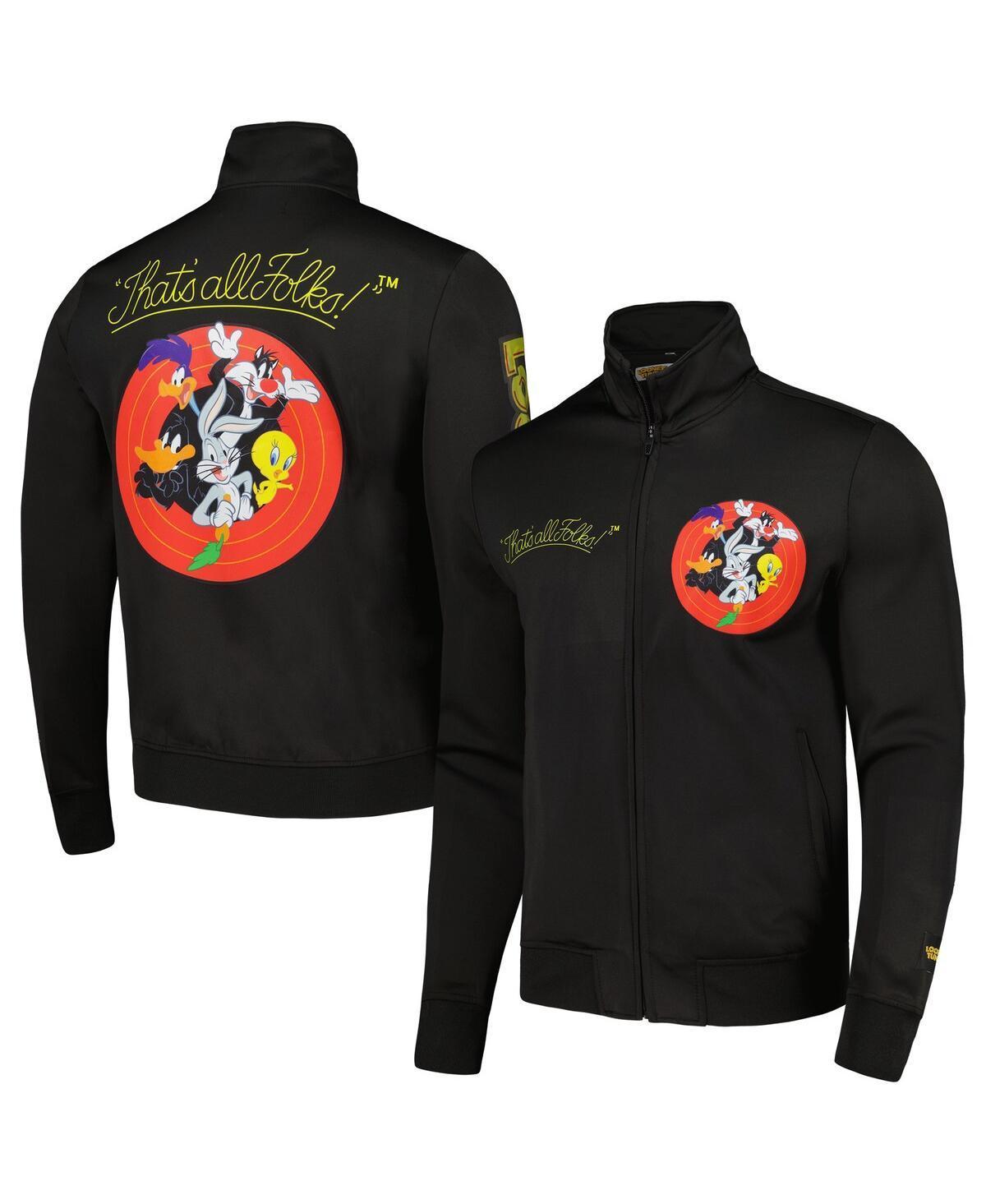 Mens Freeze Max Black Looney Tunes Full-Zip Track Jacket Product Image