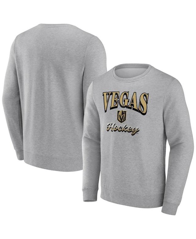 Mens Fanatics Heather Gray Vegas Golden Knights Special Edition 2.0 Pullover Sweatshirt Product Image