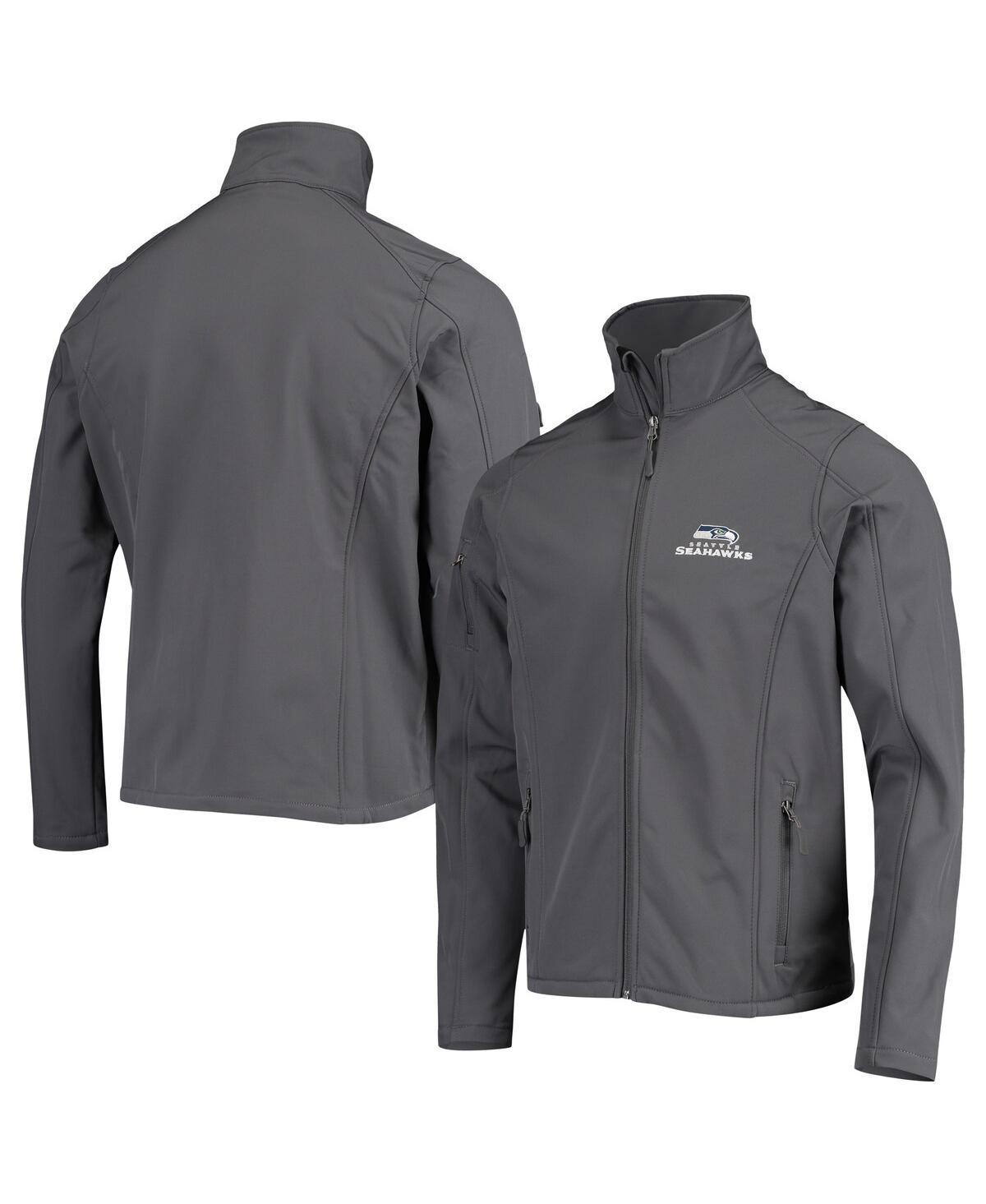 Mens Dunbrooke Charcoal Seattle Seahawks Sonoma Softshell Full-Zip Jacket Product Image