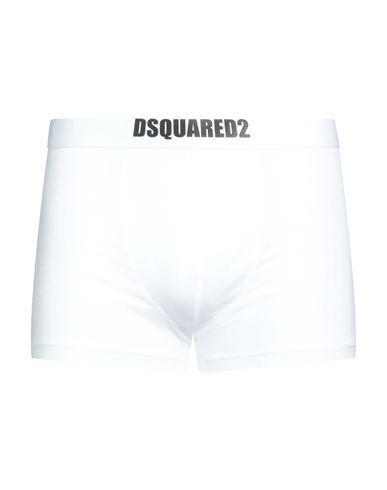 DSQUARED2 Man Boxer White Size Xs Cotton, Elastane Product Image