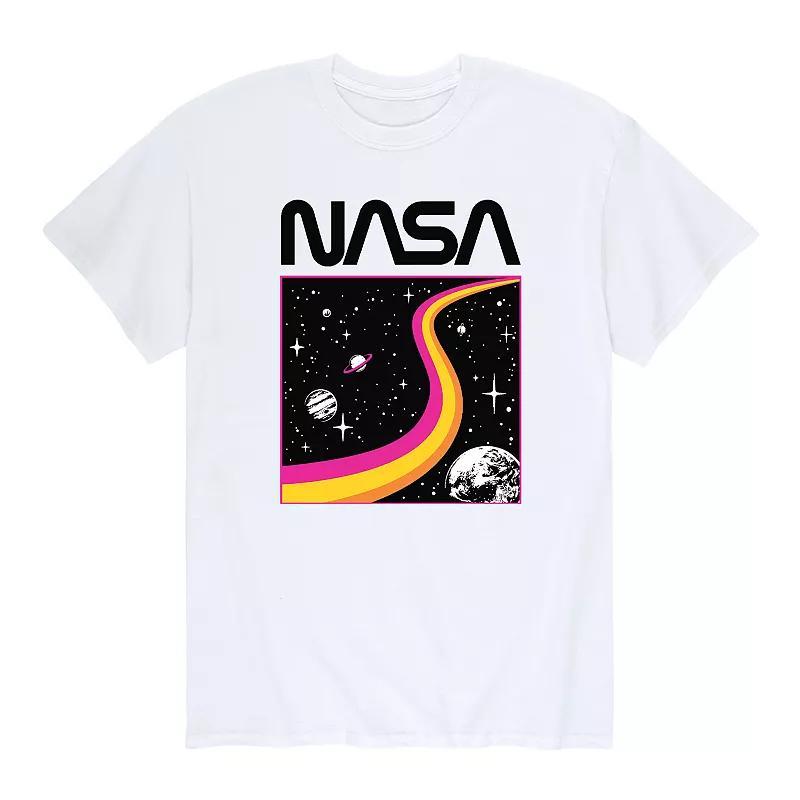 Big & Tall NASA Worm Star Field Tee, Mens Product Image