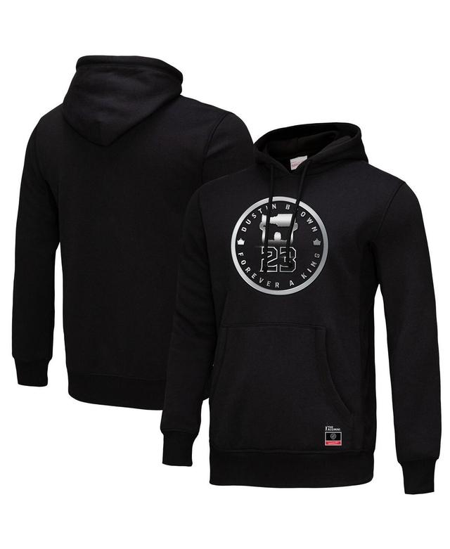 Mens Mitchell & Ness Dustin Brown Black Los Angeles Kings Forever A King Pullover Hoodie Product Image