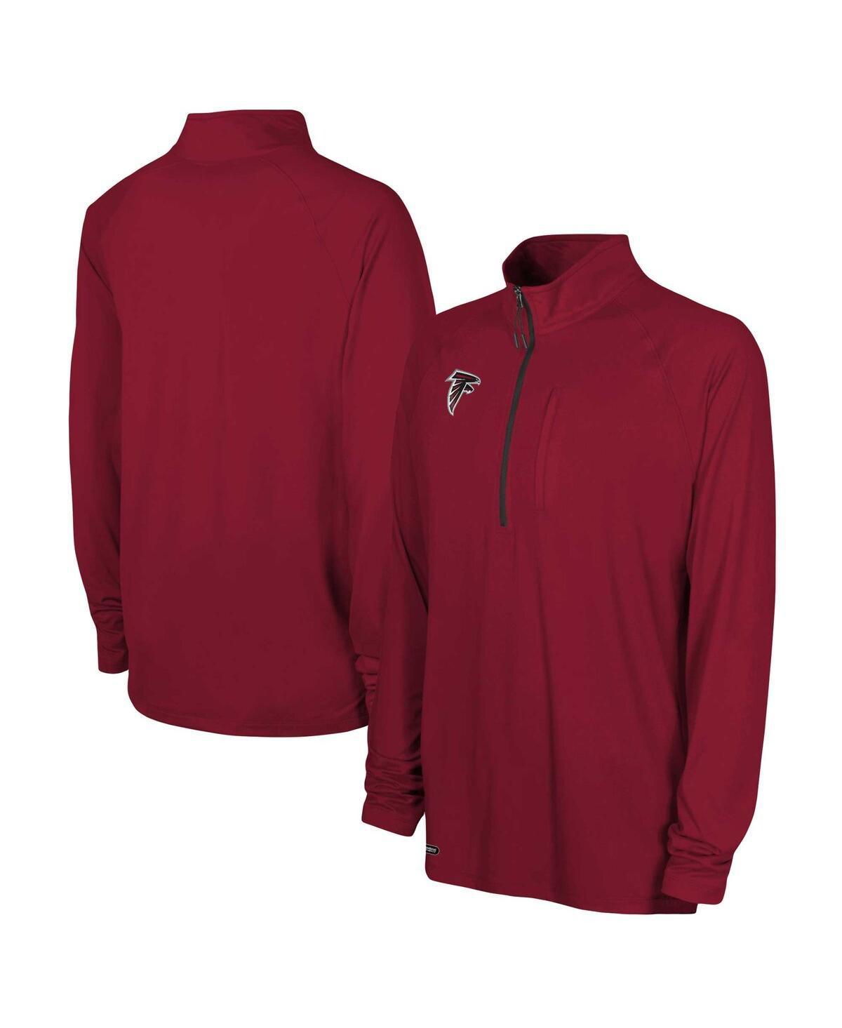 Mens Burgundy Washington Commanders Combine Authentic Raglan Quarter-Zip Top Product Image