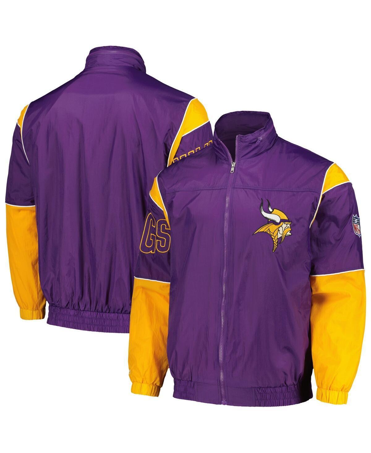 Mens Mitchell & Ness Minnesota Vikings 1992 Sideline Full-Zip Jacket Product Image