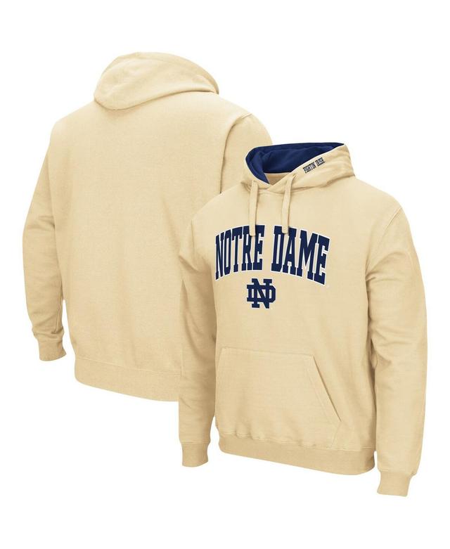 Mens Colosseum Notre Dame Fighting Irish Arch and Logo 3.0 Pullover Hoodie Product Image