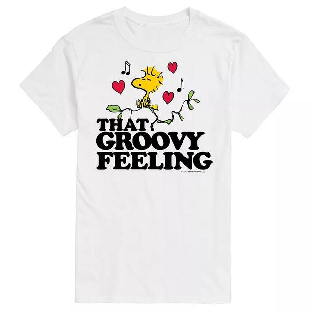 Big & Tall Peanuts Groovy Feeling Tee, Mens Product Image