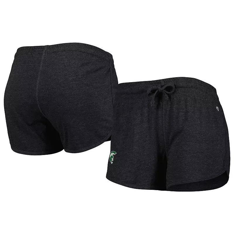 Womens Colosseum Heather Black Michigan State Spartans Simone Core Shorts Product Image