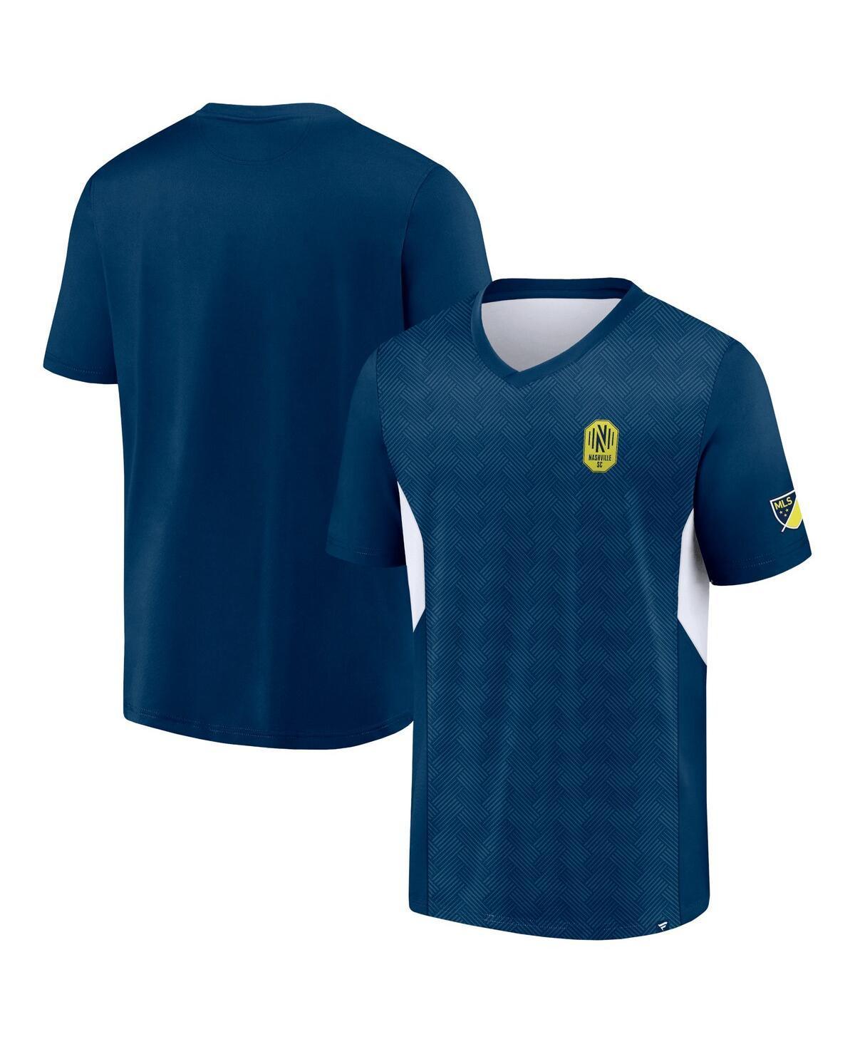 Mens Fanatics Navy Nashville Sc Extended Play V-Neck T-shirt Product Image