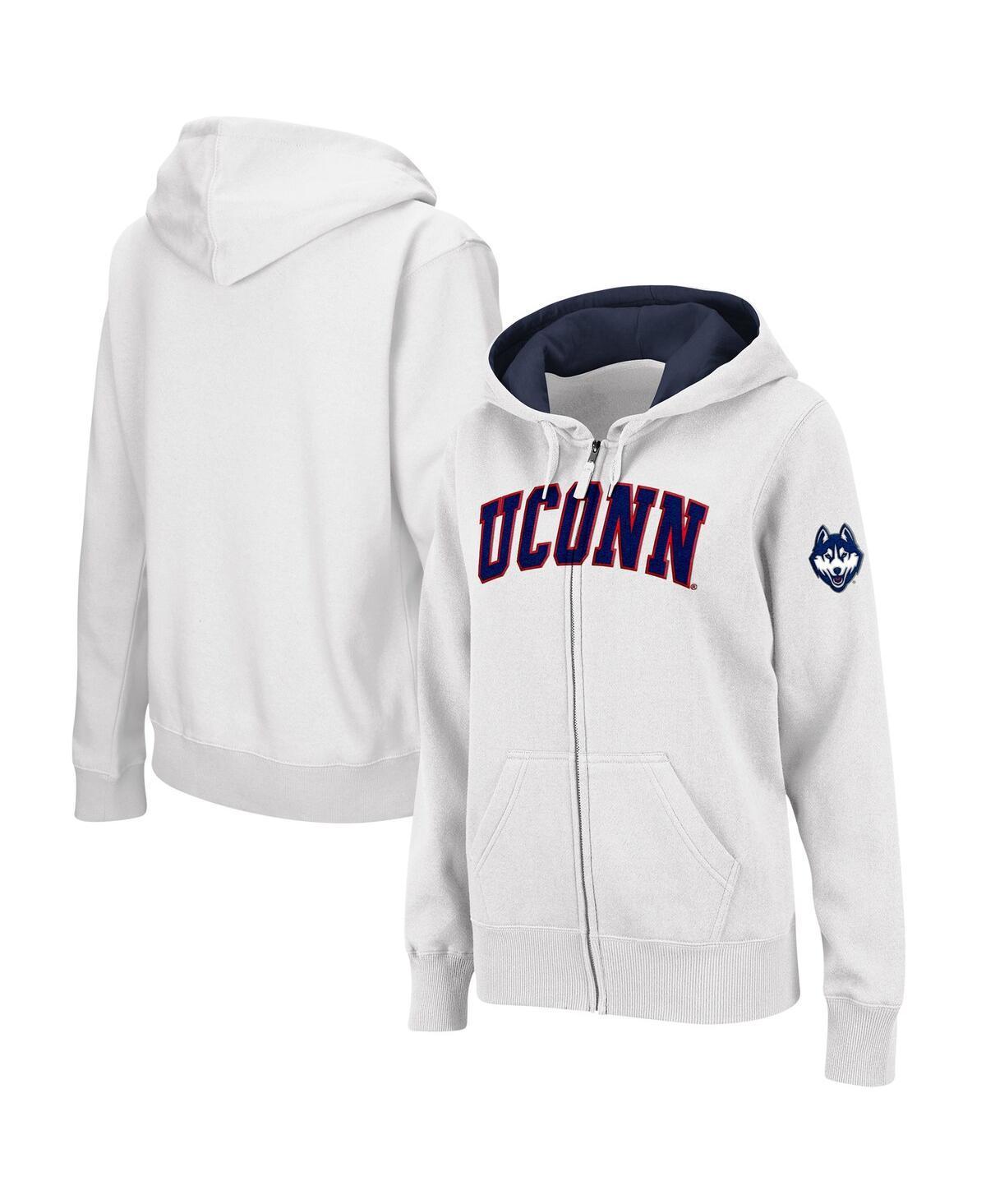 Womens Colosseum UConn Huskies Arched Name Full-Zip Hoodie Product Image