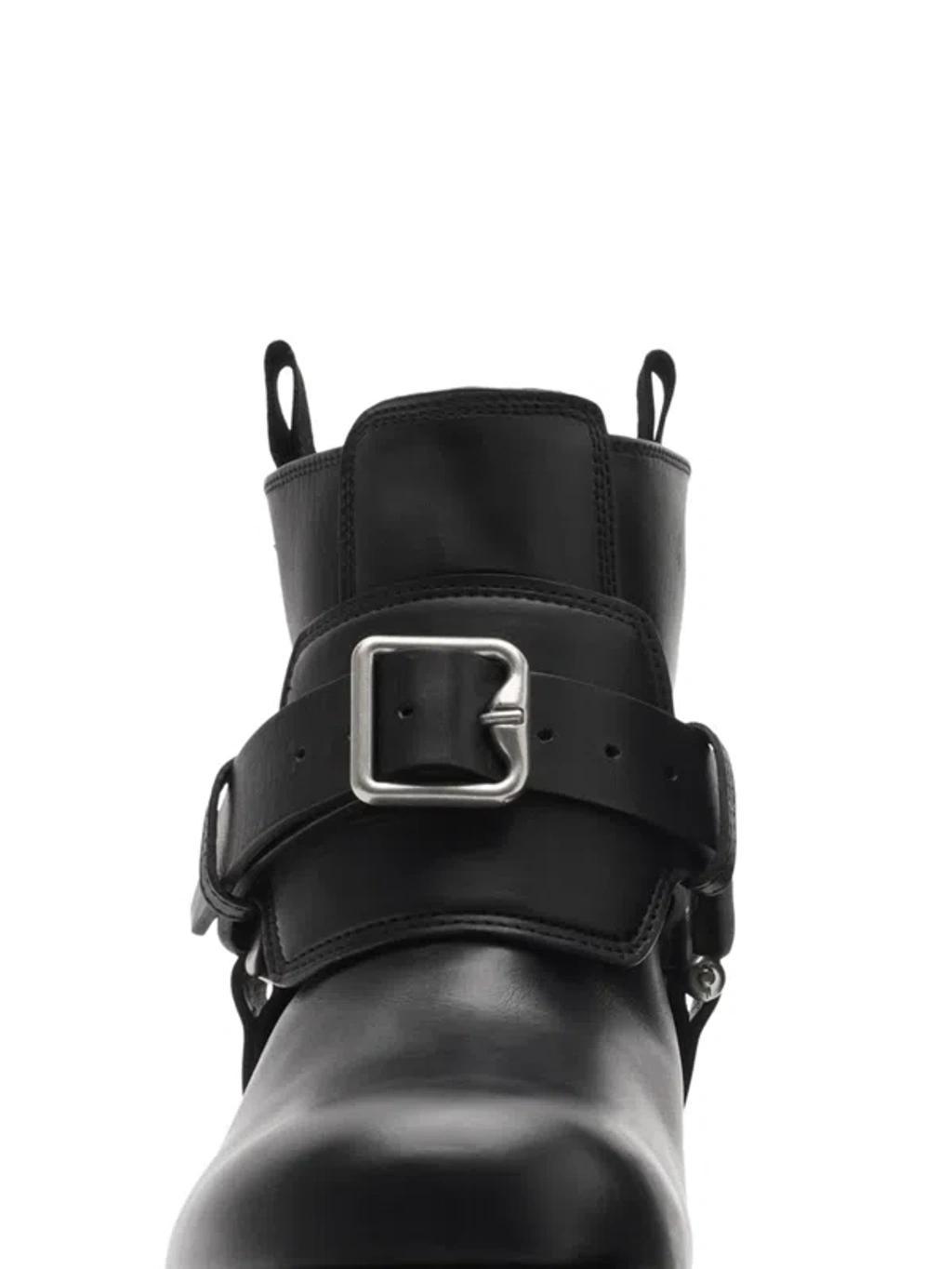 BURBERRY Women Leather Boot In Black Product Image