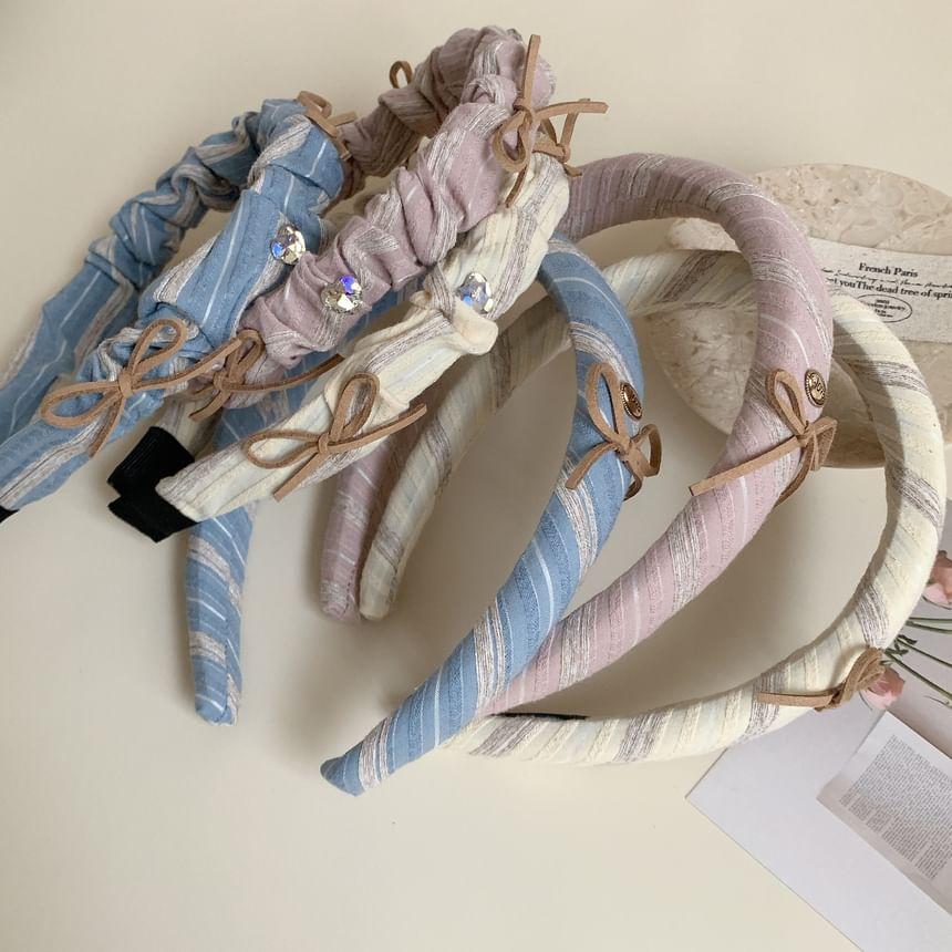 Bow Fabric Headband Product Image