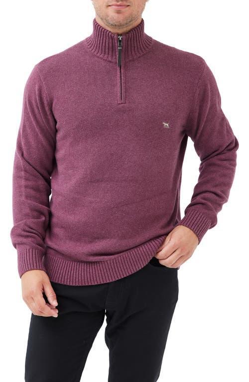 Mens Merrick Bay Quarter-Zip Sweater Product Image