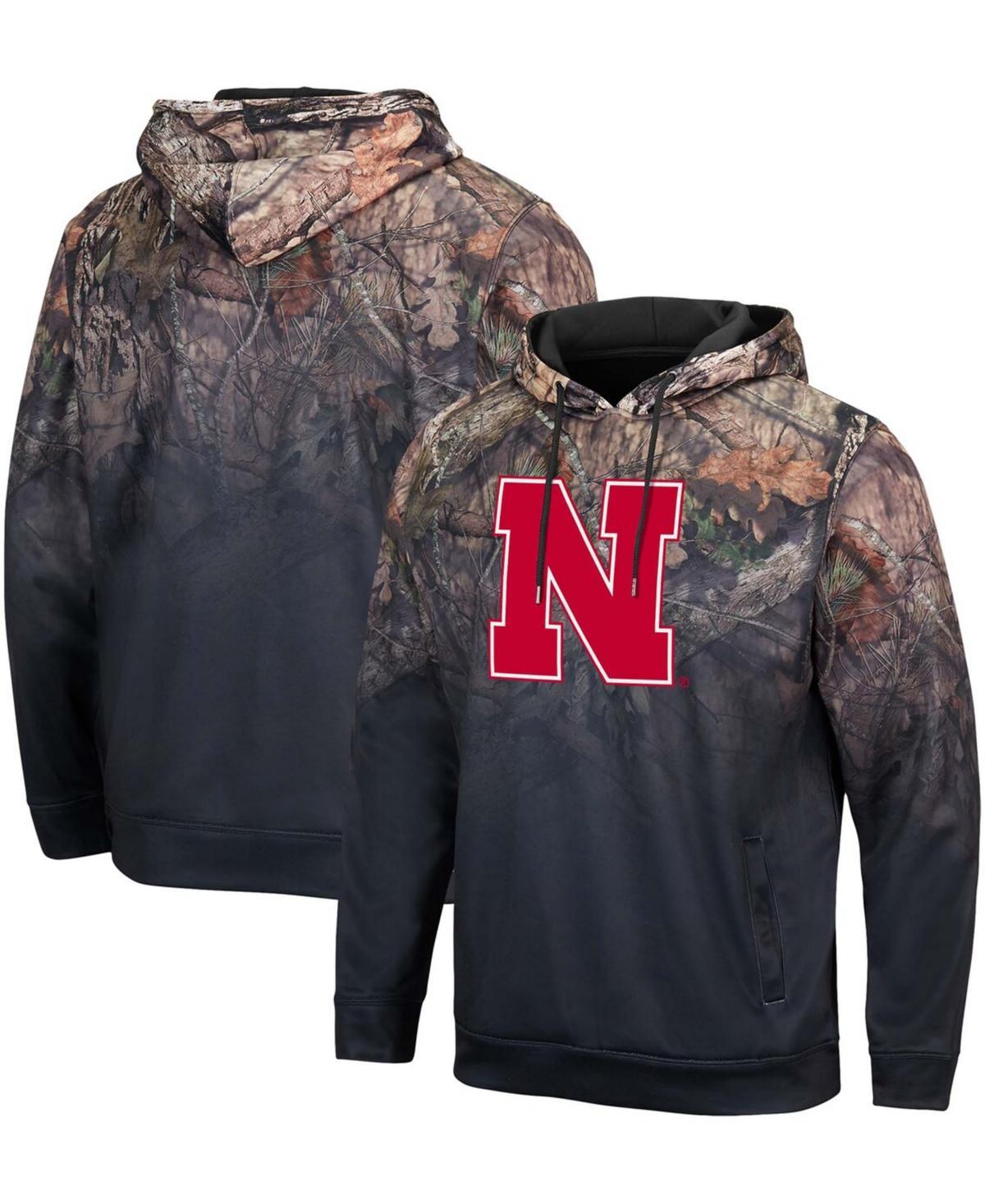 Mens Colosseum Nebraska Huskers Mossy Oak Pullover Hoodie Product Image