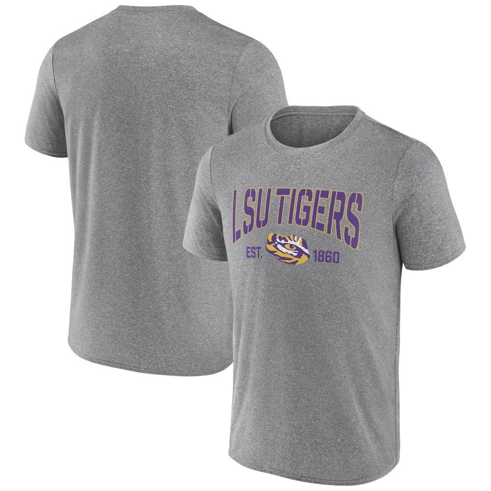 NCAA LSU Tigers Mens Heather Poly T-Shirt Product Image