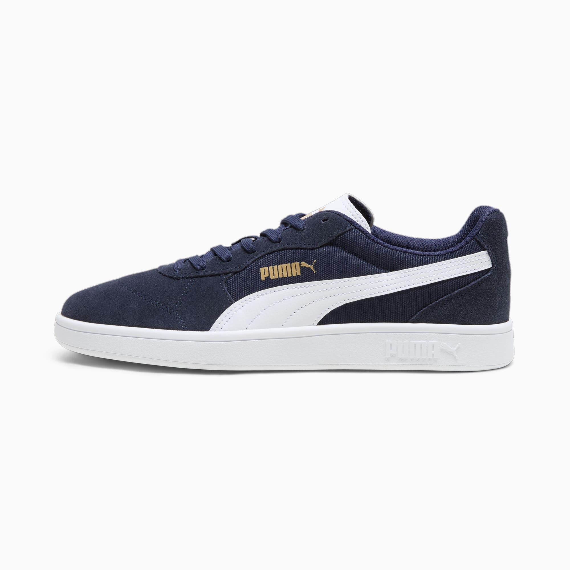 PUMA Astro Play Men's Sneakers in Flat Light Grey/White Product Image