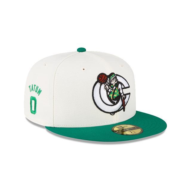 Boston Celtics X Concepts X Jayson Tatum Chrome Green 59FIFTY Fitted Hat Male Product Image