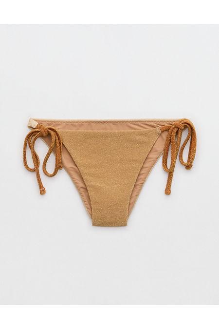 Aerie Sparkle Cheekiest Tie Bikini Bottom Women's Product Image