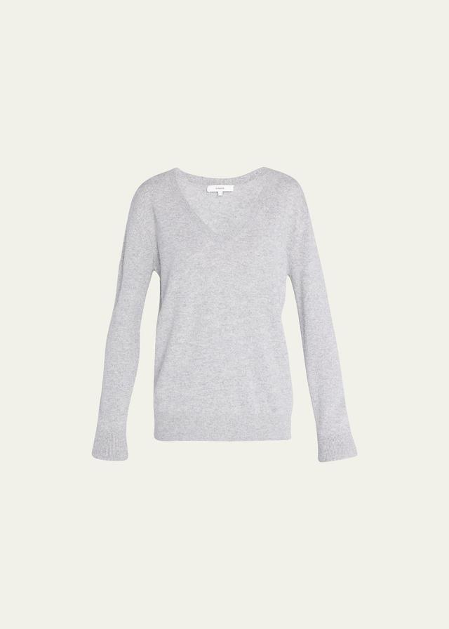 Vince Weekend V-Neck Cashmere Sweater Product Image